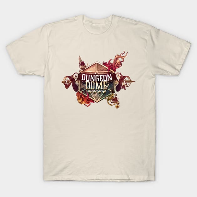 Dungeon Dome Kirkby Logo T-Shirt by One Shot Podcast